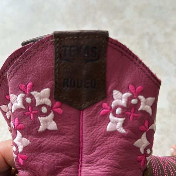 Brazilian brand “texas rodeo” leather boot, size 24 BR / 8 US for toddler girl. - Picture 4 of 4